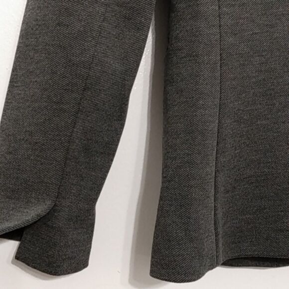 J. Crew Going Out Blazer 0 Tailored Gray Open Front Notch Collar Minimalist - Picture 10 of 10